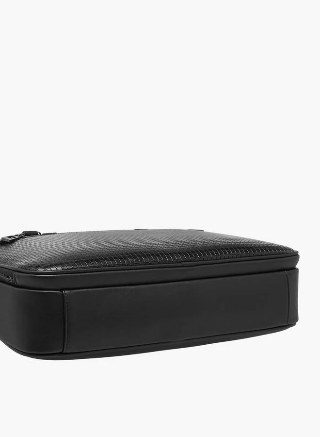 DUCHINI BLACK Men Detachable Strap Portfolio Bag for Men | Best Price UAE